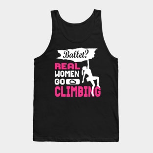 : Climbing Rock Climber Climb bouldering Tank Top